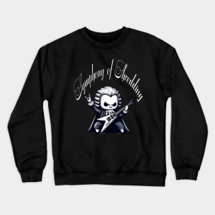 Cute and Metalhead Mozart Crewneck Sweatshirt